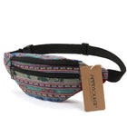 Riñonera de Viaje para Mujer de Tela Annmouler - 8 Colores, Estilo Bohemio, 2 Bolsillos