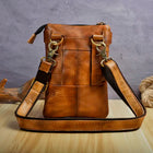 Riñonera Deportiva de Cuero Multifuncional - Bolsa de Cintura y Hombro