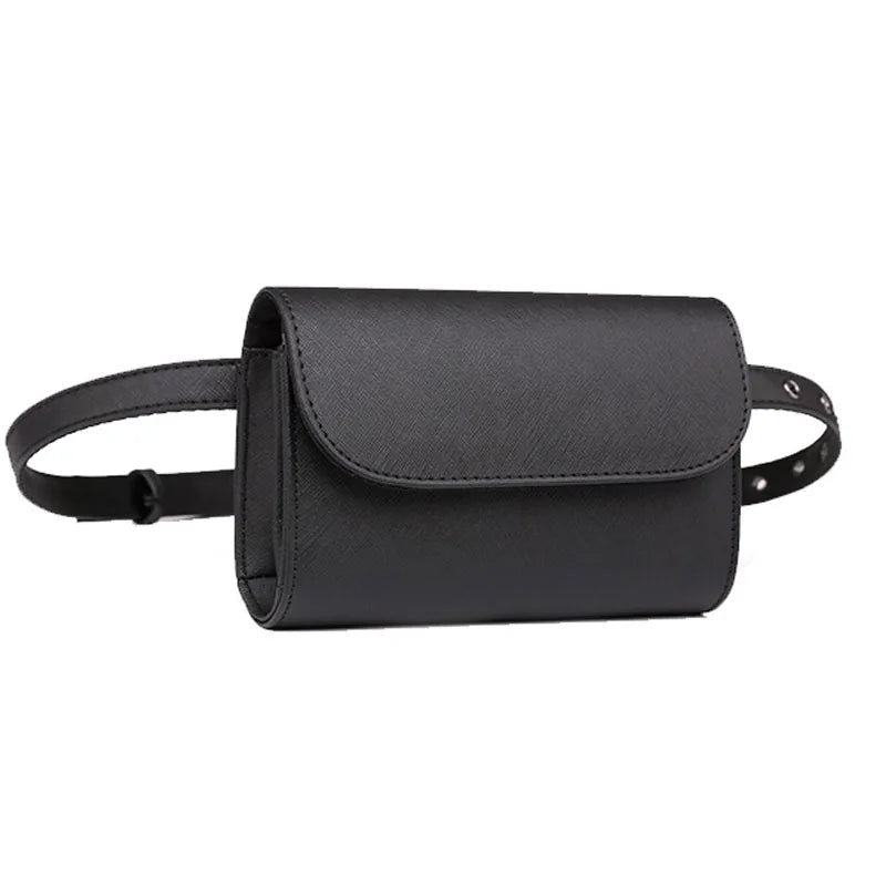 Riñonera Mujer Negra - Bolso Bandolera Casual Mini