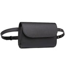 Riñonera de Moda para Mujer - Bolsa de Cintura Ajustable Negra