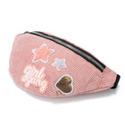 Riñonera Deportiva Annmouler: Bolsa de Cintura Patchwork de Vellón, 6 Colores