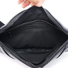 Riñonera Deportiva Hombre Impermeable Cuero Sintético - Bolso Pechera Viaje