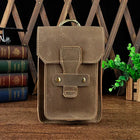 Riñonera Deportiva de Cuero para Hombre - Bolsa de Cintura Pequeña con Compartimento para Teléfono 7