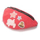 Riñonera Deportiva Annmouler: Bolsa de Cintura Patchwork de Vellón, 6 Colores