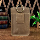 Riñonera Deportiva de Cuero para Hombre - Bolsa de Cintura Pequeña con Compartimento para Teléfono 7