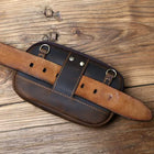Riñonera Deportiva de Cuero Genuino para Hombre - Bolsa de Cintura Premium