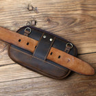 Riñonera de Cuero Vintage para Hombre - Bolso de Piel Elegante