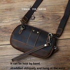Riñonera de Cuero Vintage para Hombre - Bolso de Piel Elegante