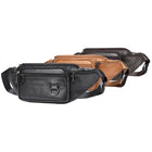 Riñonera Deportiva de Cuero Genuino - WESTAL Original Multibolsillos