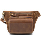 Riñonera Deportiva de Cuero Vintage para Hombre - 2025