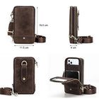 Riñonera de Viaje para Hombre de Cuero Genuino - Bolsa Multifuncional con Cinturón