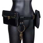 Riñonera Deportiva Vintage de Cuero para Mujer y Hombre - Bolsa Impermeable Estilo Steampunk