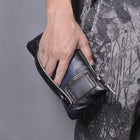 Riñonera Deportiva de Cuero Original para Hombre - Bolsa Sling Moderna para Viajes
