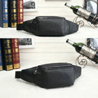 Riñonera Deportiva de Cuero Genuino para Hombre - Bolsa de Cintura Pequeña para Viajes y Teléfono