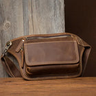 Riñonera Deportiva de Cuero Vintage para Hombre - 2025
