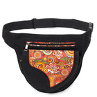 Riñonera Deportiva Annmouler con Estampado de Flores y Parches - Bolsa de Cadera Ajustable para Mujer
