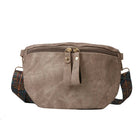 Riñonera Deportiva Mujer - Bolso Cintura Piel Sintética Unicolor