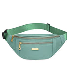 Riñonera de Viaje para Hombre y Mujer - Bolsa Cintura con 3 Bolsillos, Lona Resistente y Cómoda