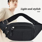 Riñonera Deportiva Hombre Nylon - Bolsa Cintura Multiusos