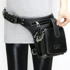 Riñonera Mujer Motor Leg Pack - Estilo Steampunk con Cartera de Cuero
