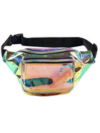 Riñonera Deportiva Holográfica Impermeable - Bolsa Pechera PVC Láser