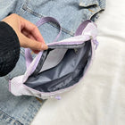 Riñonera Deportiva para Mujer - Bolsa de Cintura Nylon Ligera y Versátil, Diseño Simple para Estudiantes