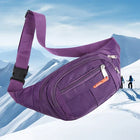 Riñonera Deportiva Impermeable de Nylon Multicolor para Viajes
