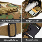 Riñonera Deportiva Impermeable Multiusos - Bolsa Sling de Nailon con Gran Capacidad