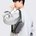 Riñonera Deportiva Gris Grande - Bolsa Funcional para Teléfono