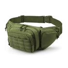 Riñonera Táctica Multifuncional para Hombre de Nylon - Bolso de Cintura Deportivo de Gran Capacidad
