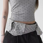 Riñonera Deportiva Elegante con Lunares - Ligera y Versátil