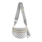 Riñonera de Cintura para Mujer - Bolso Bandolera de Nylon Negro Casual