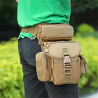 Riñonera Deportiva para Hombre - Bolsa Muslera Ajustable para Moto, Senderismo y Actividades al Aire Libre