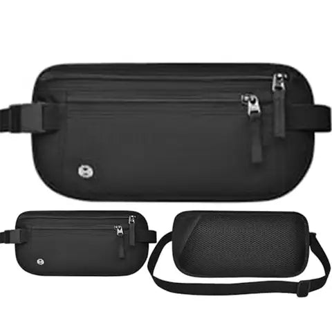 Riñonera Deportiva Impermeable con Protección RFID y Gran Capacidad