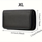Riñonera de Cintura para Hombre - Bolso Bandolera Casual Color Negro
