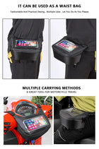 Riñonera de Pierna Impermeable para Moto y Motoristas - Bolso Lateral Ajustable