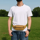 Riñonera Deportiva Oxford Negra - Cómoda y Resistente