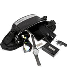 Riñonera Antirrobo para Hombre de Nylon - Bolsa de Cintura Ajustada Multifuncional con Banda Reflectante