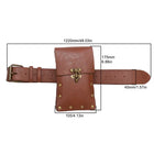 Riñonera Deportiva Unisex con Estilo Vikingo y Punk - Cartera de Cintura para Hombre y Mujer