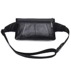 Riñonera Deportiva de Cuero Genuino para Hombre - Bolsa de Cintura y Hombro