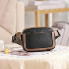 Riñonera Deportiva Mujer - Bolso de Cintura de Piel Sintética para Viajes y Deporte