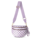 Riñonera de Cintura para Mujer - Bolso Bandolera de Nylon Negro Casual