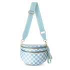Riñonera de Cintura para Mujer - Bolso Bandolera de Nylon Negro Casual