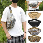 Riñonera Deportiva Impermeable Multiusos - Bolsa Sling de Nailon con Gran Capacidad