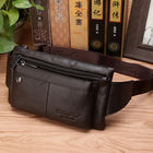 Riñonera de Cuero Vintage para Hombre - Bolso de Piel de Vestir Elegante