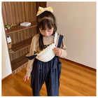 Riñonera Acolchada de Moda para Niños y Niñas - Bolso Pequeño Suave con Correa Ajustable