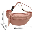 Riñonera Deportiva Mujer - Bolsa de Lona Ajustable para Correr y Uso Diario