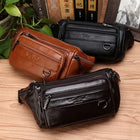 Riñonera Deportiva de Cuero Genuino - Bolso Retro para Hombre