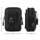 Riñonera Deportiva Impermeable para Hombre - Bolsa de Cintura Nylon Resistente