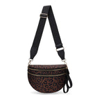 Riñonera de Cintura para Mujer - Bolso Bandolera de Nylon Negro Casual